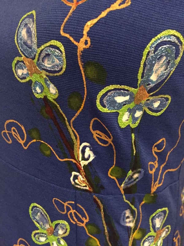 Orchidee in Blau 1