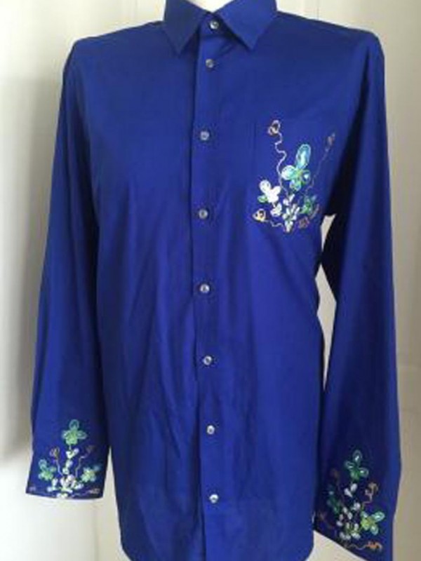 Orchidee in Blau 4 Man